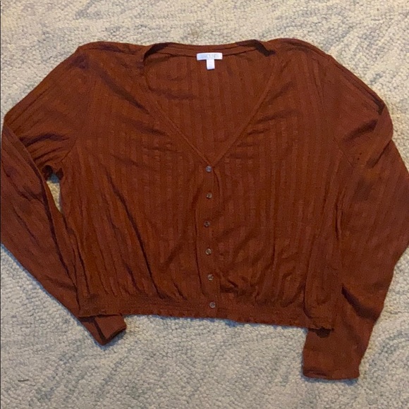 Abound Tops - Abound by Nordstrom Knit Button Down V-Neck Top